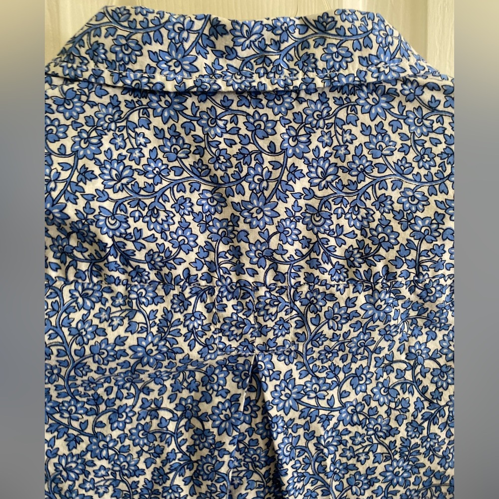 Tommy Hilfiger Blue Floral Women's Shirt - Picture 11 of 11